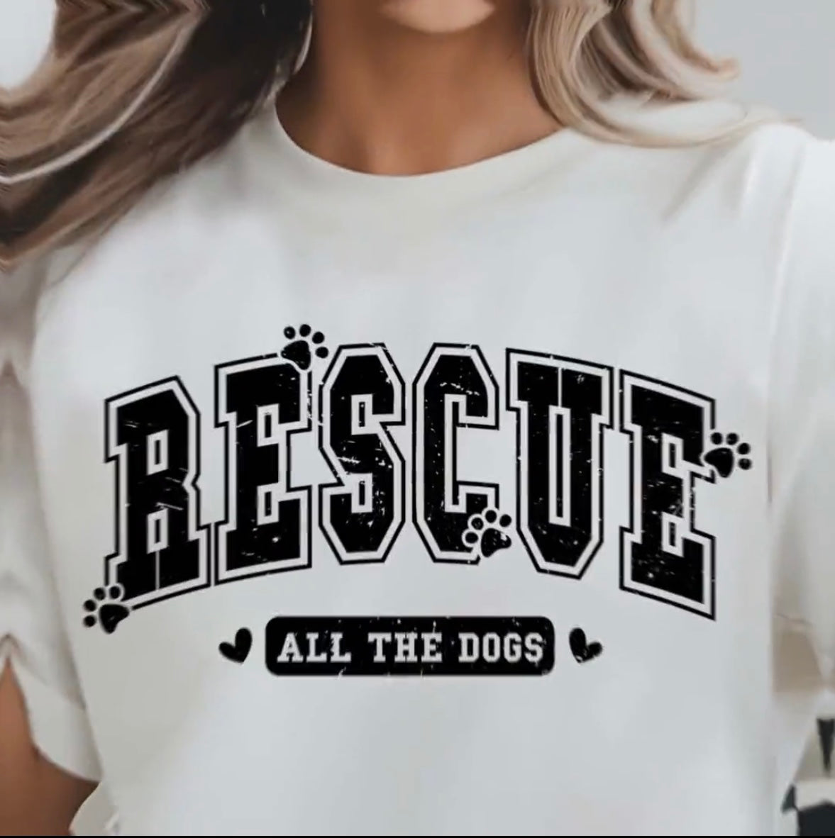 Rescue All The Dogs Graphic Tee
