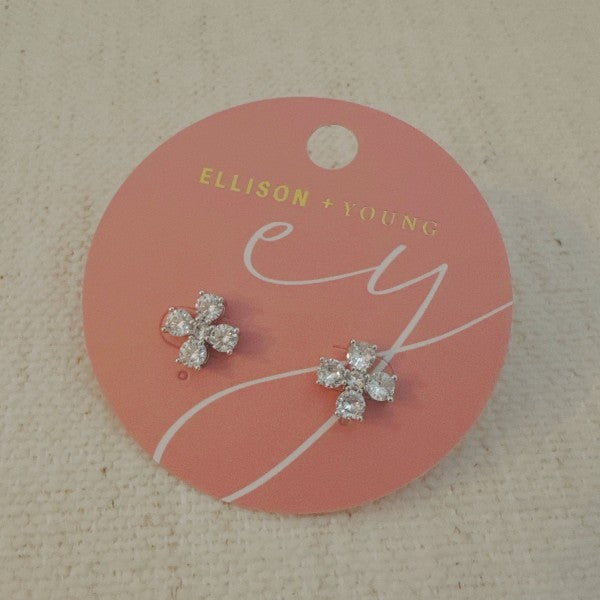 Blossom Sparkle Stud Earrings