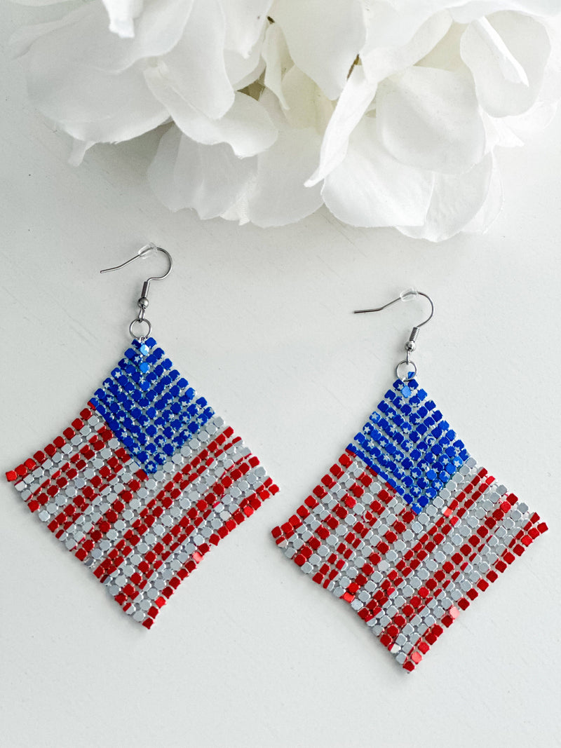 "I Love America" Flag Dangles | Modern Grace Boutique
