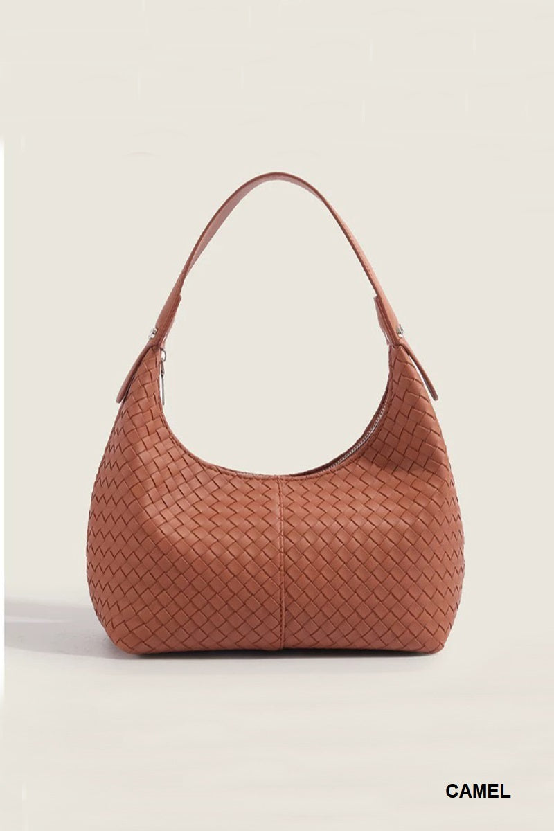 Woven in Warmth Shoulder Bag