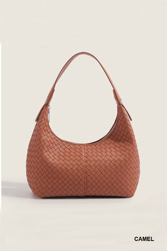 Woven in Warmth Shoulder Bag