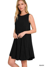 Black Swing Dress