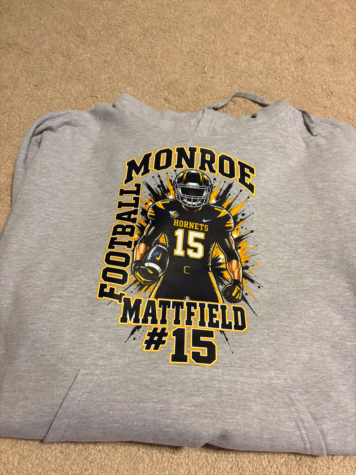 Custom Football Player - Monroe