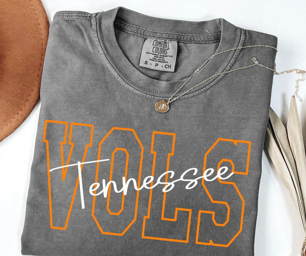 Tennessee Vols Sweatshirt & Tee | Game Day Spirit Wear | Modern Grace Boutique