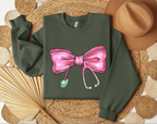 Pink Bow Stethoscope Graphic | Modern Grace Boutique
