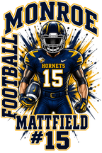 Custom Football Player - Monroe | Modern Grace Boutique