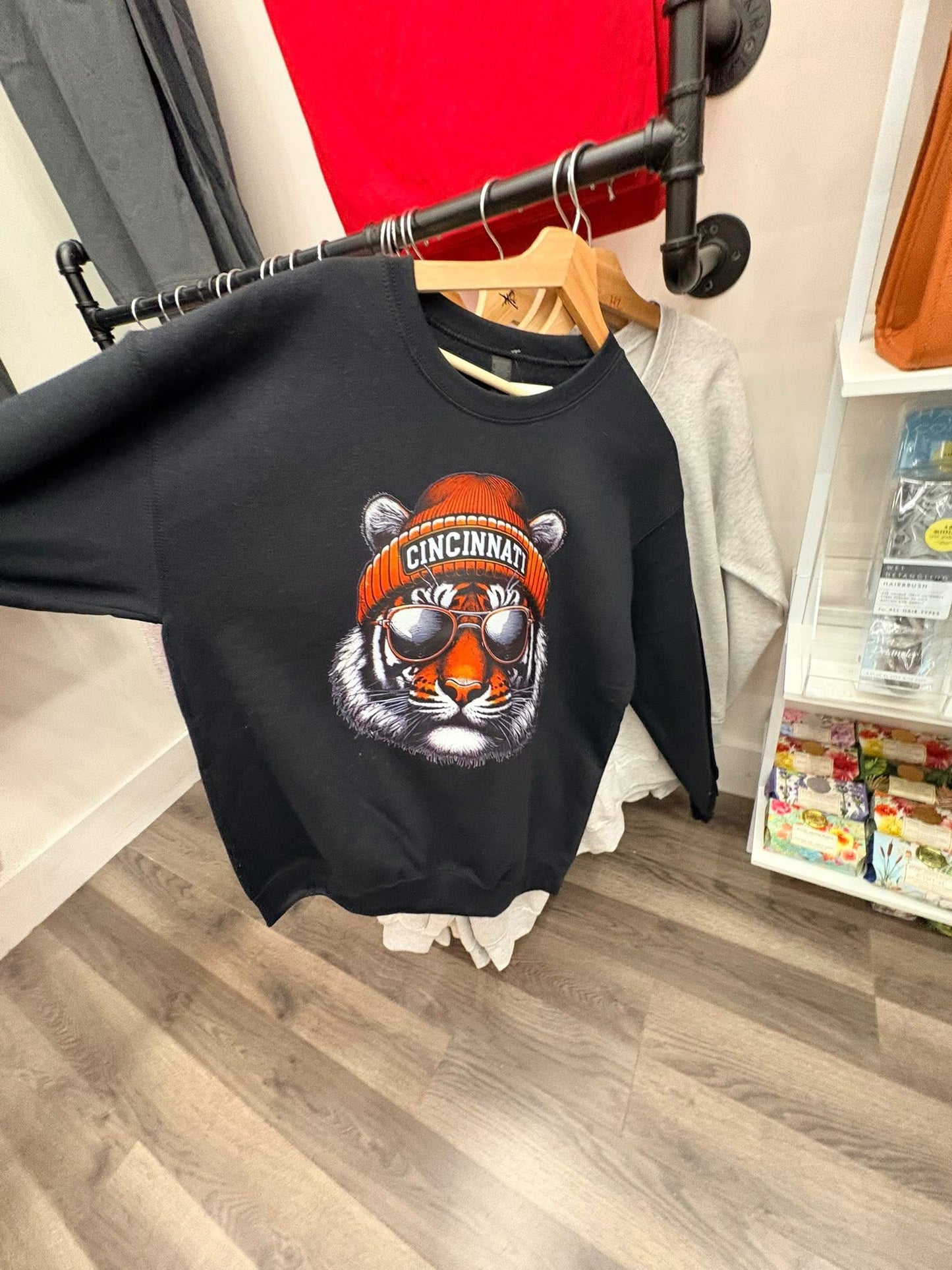 Cincinnati Football Sweatshirt – Bengal's Fan Crewneck Graphic Sweatshirt