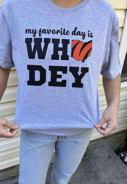 My Favorite Day is Who-Dey Tshirt
