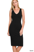 V-Neck Black dress
