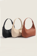 Vanilla Latte Woven Shoulder Bag