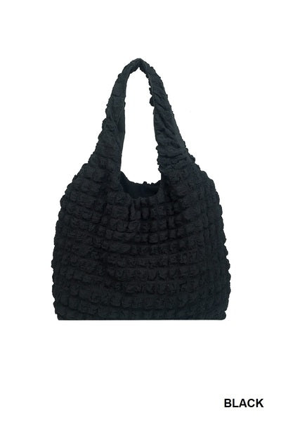 Midnight Cloud Textured Tote
