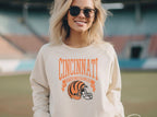 Cincinnati Bengals Crewneck | T-Shirt, Crewneck & Hoodie | Modern Grace Boutique