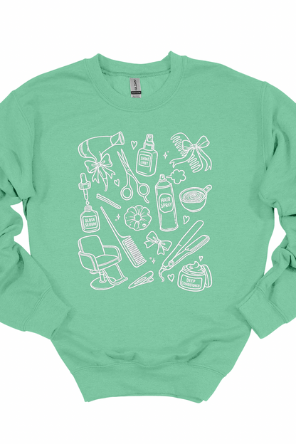 💗 Salon Days Graphic Sweatshirt 💗