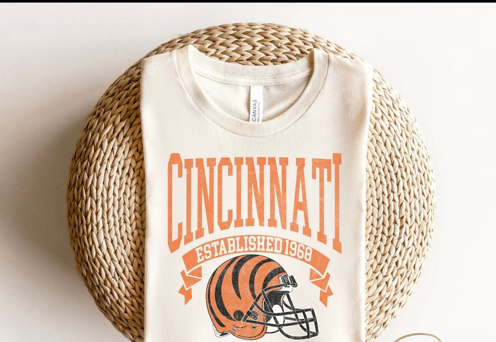 Cincinnati Bengals Crewneck | T-Shirt, Crewneck & Hoodie | Modern Grace Boutique