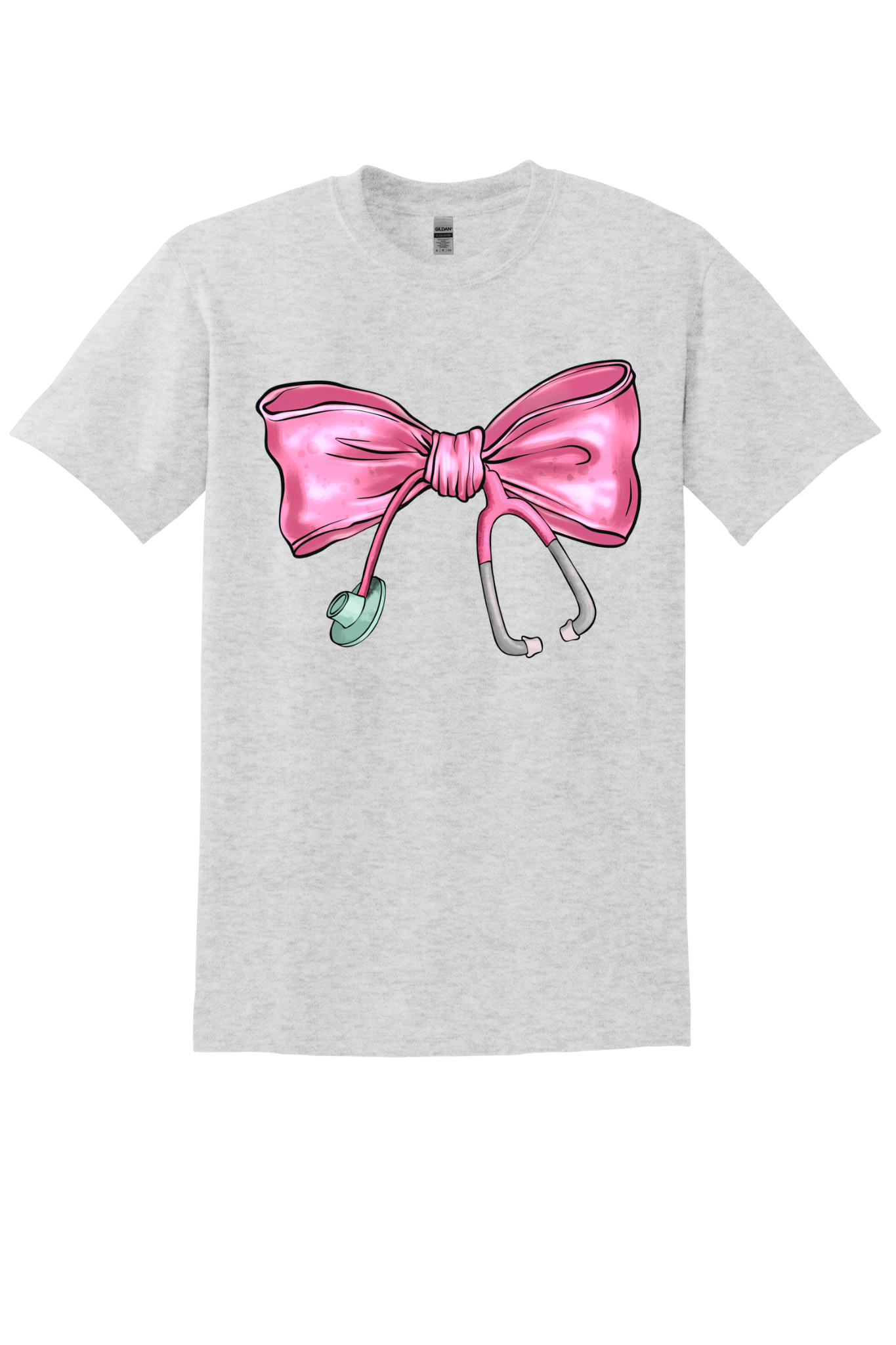 Pink Bow Stethoscope Graphic Tee / Crewneck / Hoodie