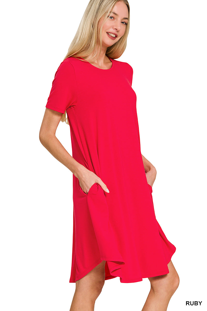 Cherry Bliss Pocket Dress