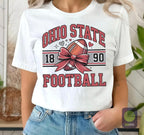Buckeye Football Bow | Modern Grace Boutique