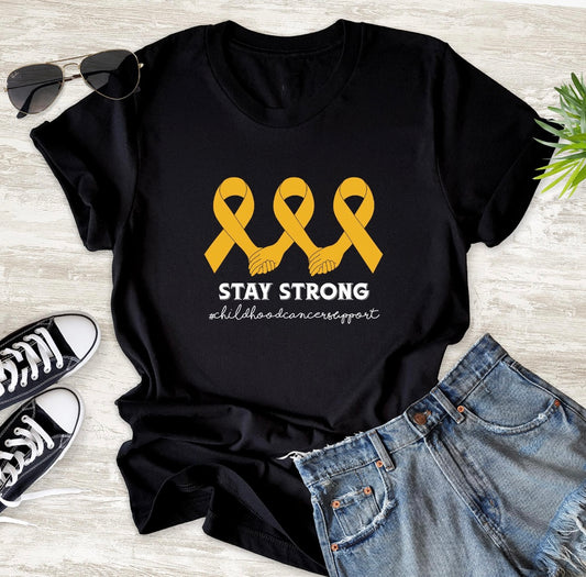 Stay Strong | Childhood Cancer Awareness Shirt