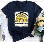 In September We Wear Gold | Childhood Cancer Awareness Shirt | Modern Grace Boutique