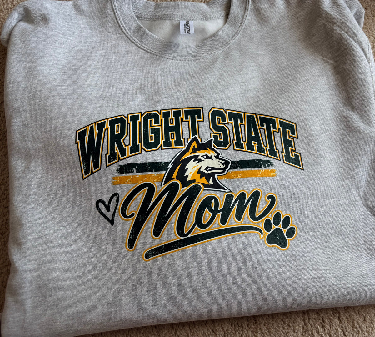 Wright State Mom Pride Crewneck | Modern Grace Boutique