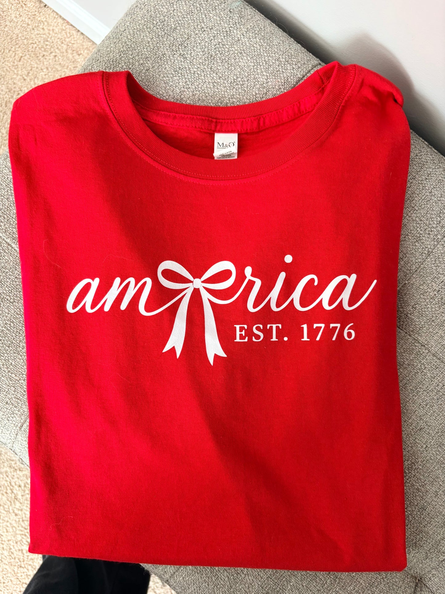 America Shirt - Red or Grey