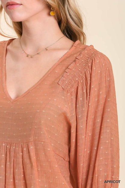 Sunset Spice Babydoll Top