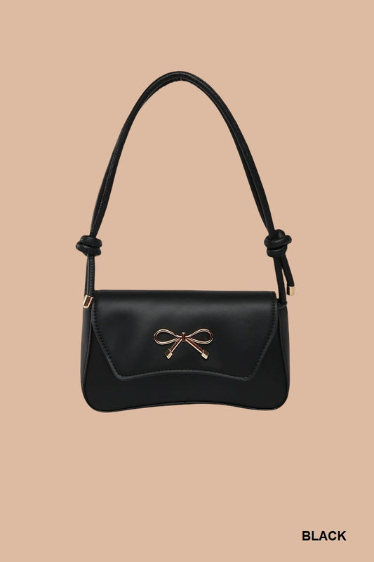 After Dark Bow Shoulder Bag