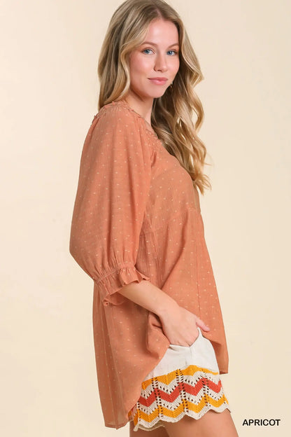 Sunset Spice Babydoll Top
