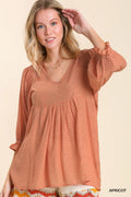 Sunset Spice Babydoll Top | Modern Grace Boutique