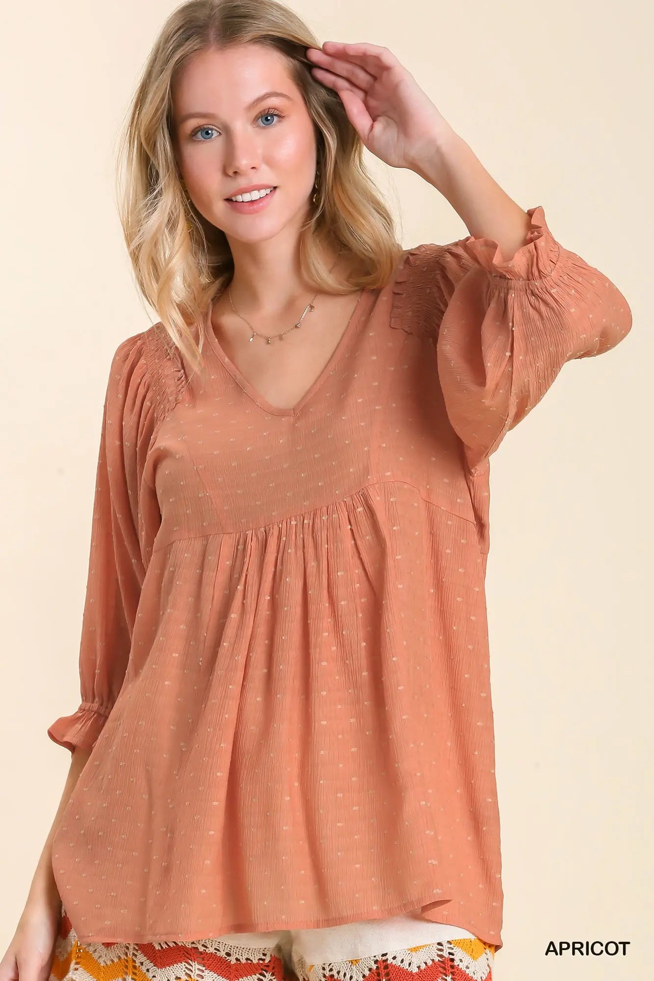 Sunset Spice Babydoll Top