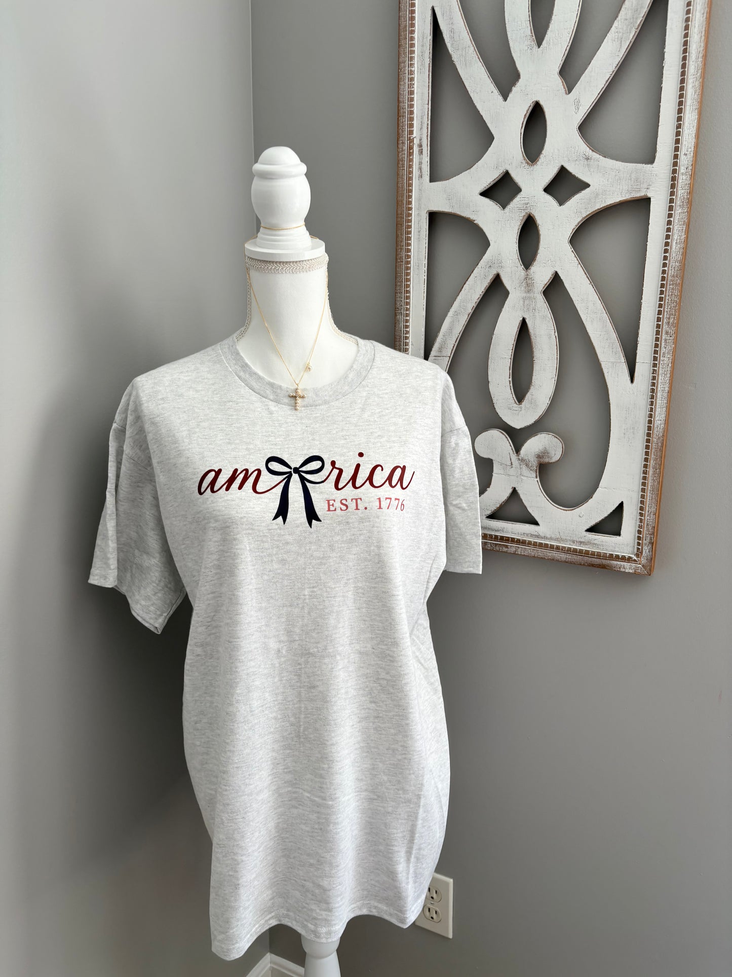 America Shirt - Red or Grey