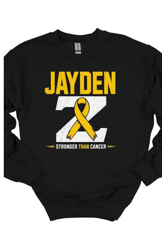 Stronger than Cancer Jayden Z | T-Shirt, Crewneck & Hoodie