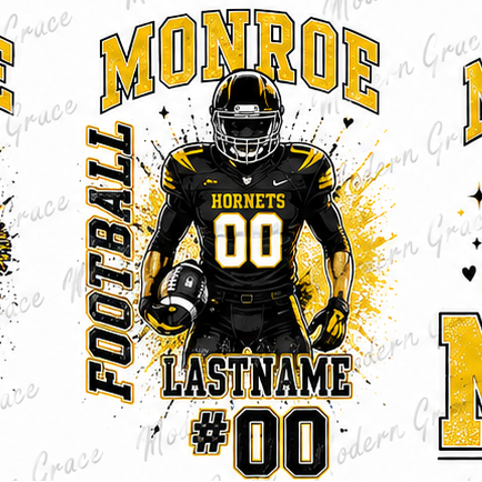 Custom Football Player - Monroe