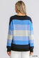 Cozy Blue Mix Striped Sweater