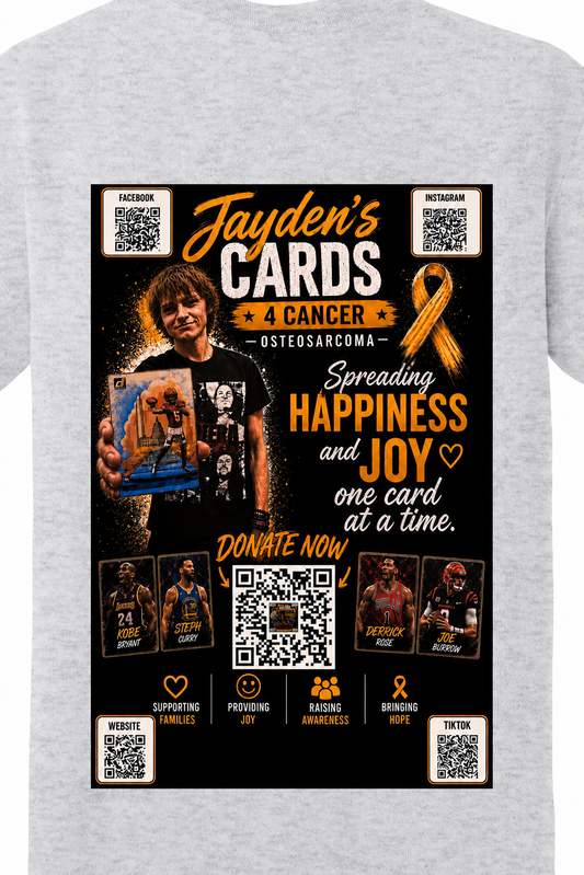 Jayden's Cards For Cancer Design 1 | T-Shirt, Crewneck & Hoodie