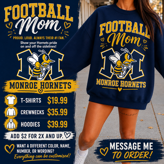 Navy Football Mom M design