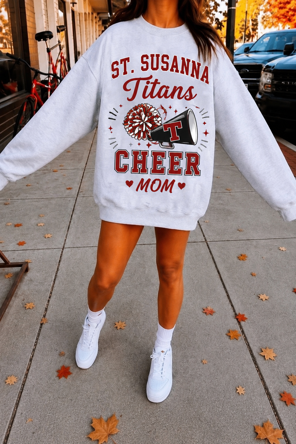 St Susanna Cheer Mom | T-Shirt, Crewneck & Hoodie