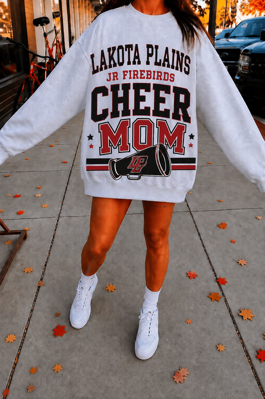Plains jr Cheer Mom | T-Shirt, Crewneck & Hoodie