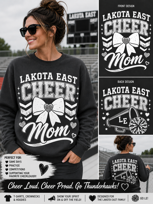 Lakota East Cheer Mom Bow