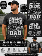 Lakota East Cheer Dad Grey & White | Modern Grace Boutique