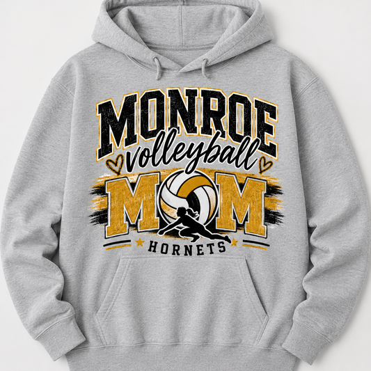 Monroe Volleyball Mom Design 2