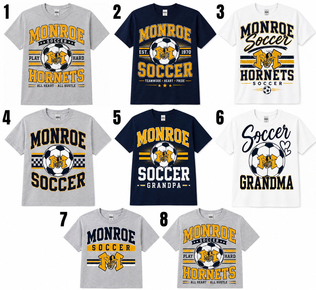Hornets Soccer Shirt Collection
