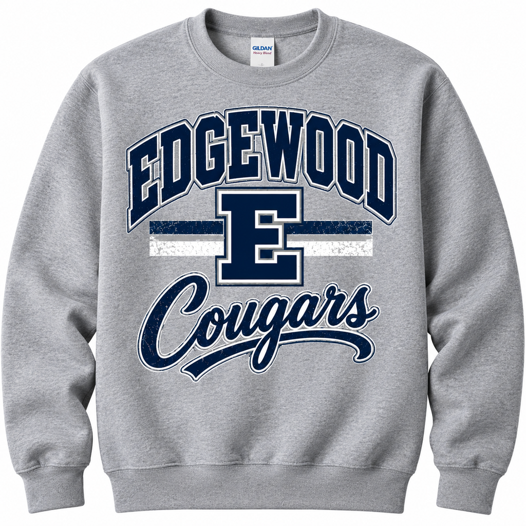 Edgewood Cougars Crewneck | Modern Grace Boutique