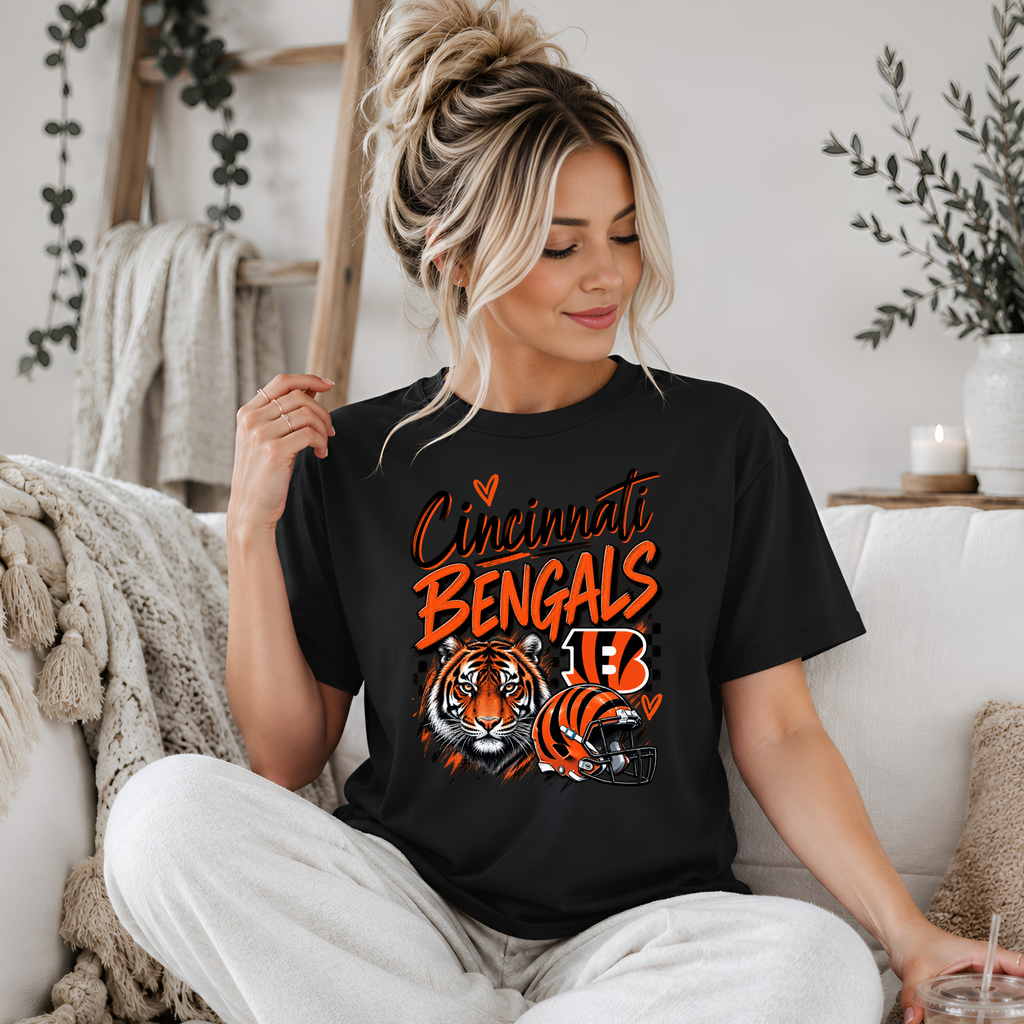 Cincinnati Bengals Tiger & Helmet