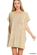 Ash Mocha Pocket Dress | Modern Grace Boutique