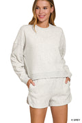 Grey Everyday Cozy Matching Lounge Set | Modern Grace Boutique