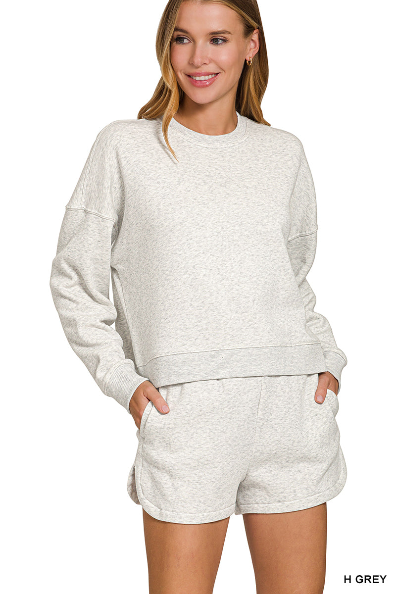 Grey Everyday Cozy Matching Lounge Set | Modern Grace Boutique
