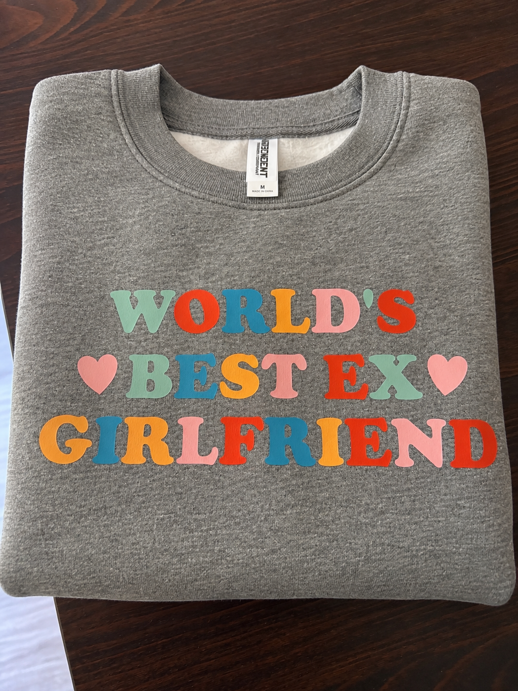 World’s Best Ex Girlfriend Graphic Tee
A playful, colorful tee for the ex-girlfriend who knows she was the best. | Modern Grace Boutique