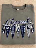 Cheer Pennant Spirit Tee | Cougars School Shirt | Modern Grace Boutique