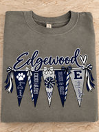 Cheer Pennant Spirit Tee | Cougars School Shirt | Modern Grace Boutique